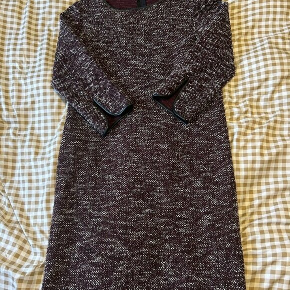 Ann Taylor Dresses & Skirts - Ann Taylor Burgundy Knit Dress